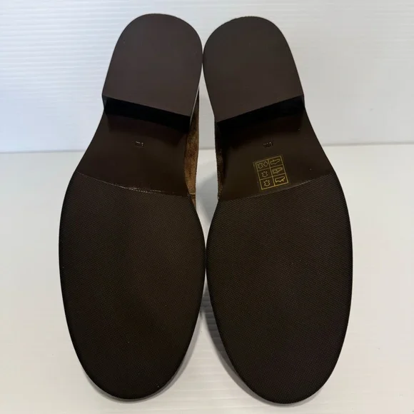New Tory Burch Brooke Buckle Brown Suede Ankle Boots Size 8 - Picture 12 of 13